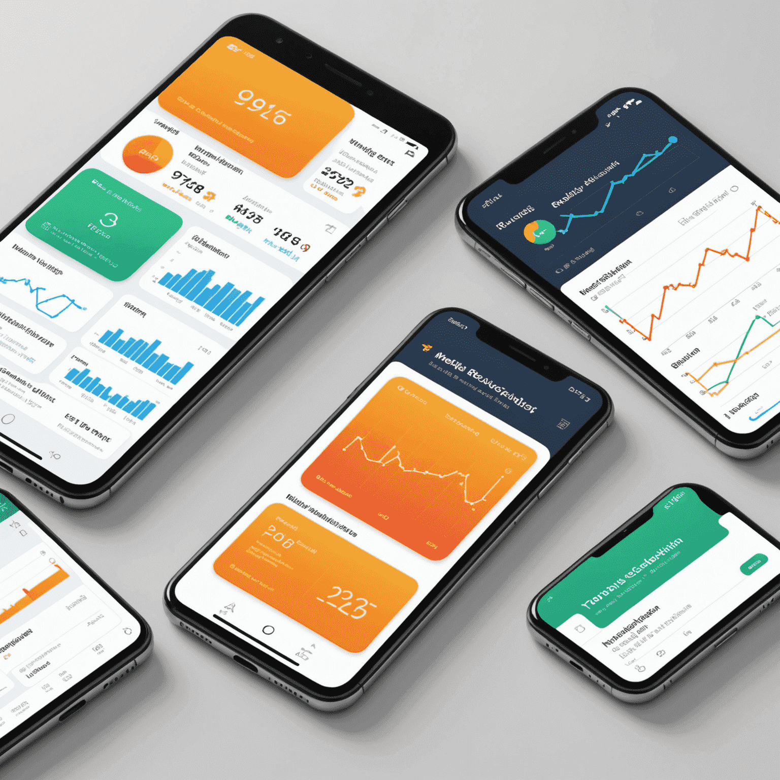 Imagen que muestra gráficos de ingresos y diferentes modelos de monetización para aplicaciones móviles